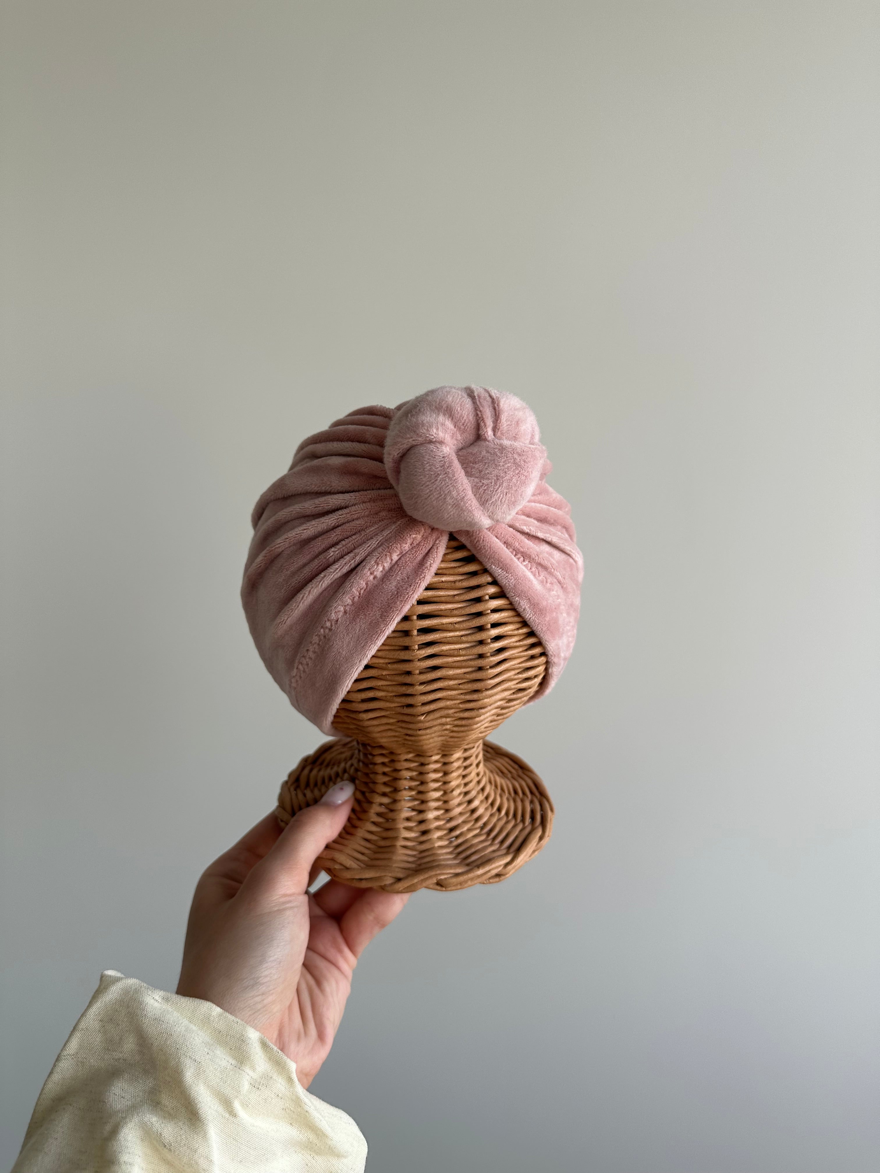 Turban „Vanilla Cloud” & „Dusty Rose”