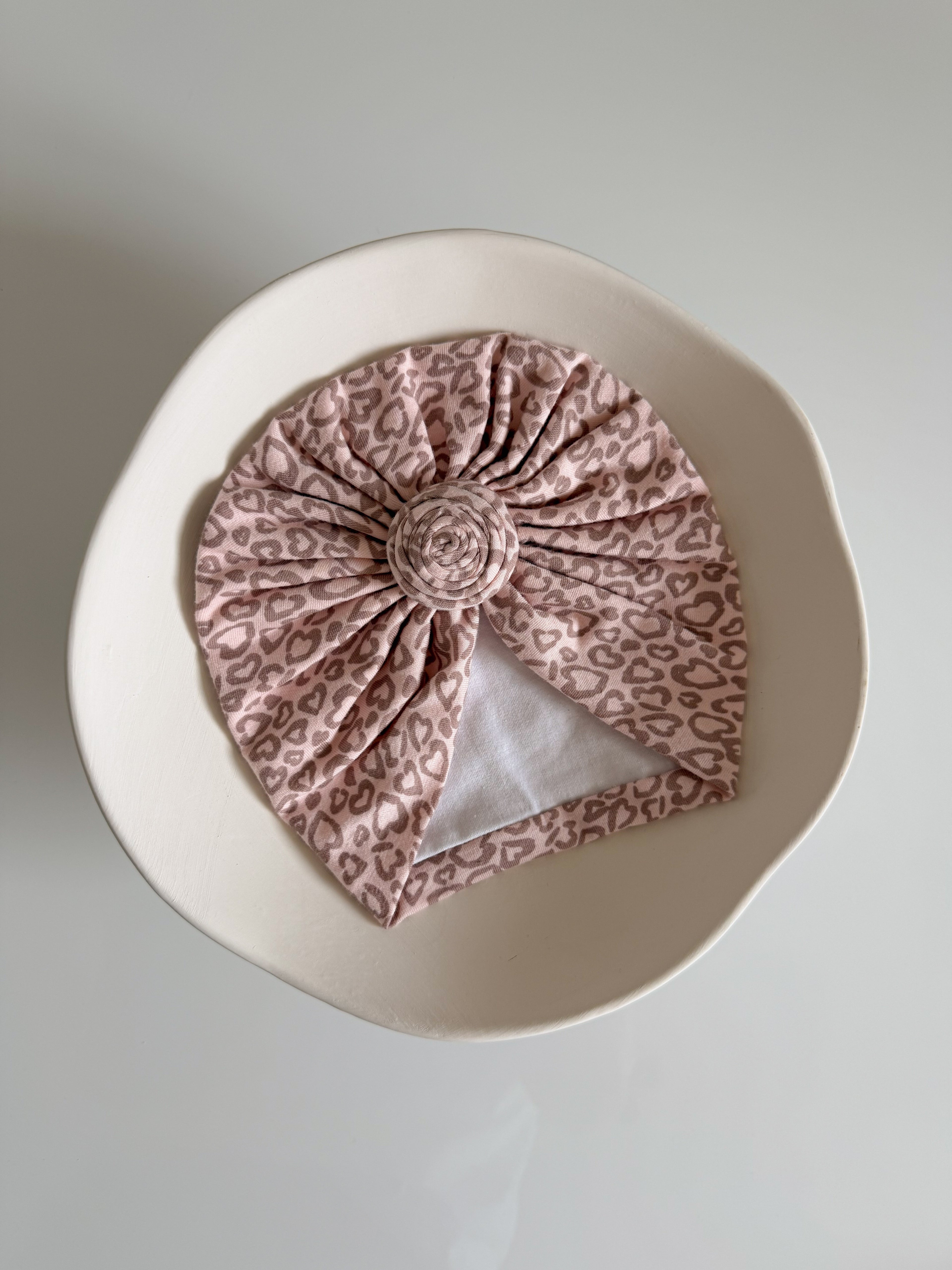 Turban “Bujor Regal” în două straturi