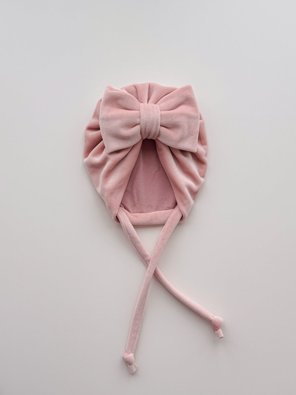 Turban Roz Clasic cu Fundă Maxi