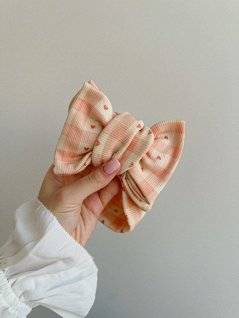 Bentiță „Little Hearts Stripe”