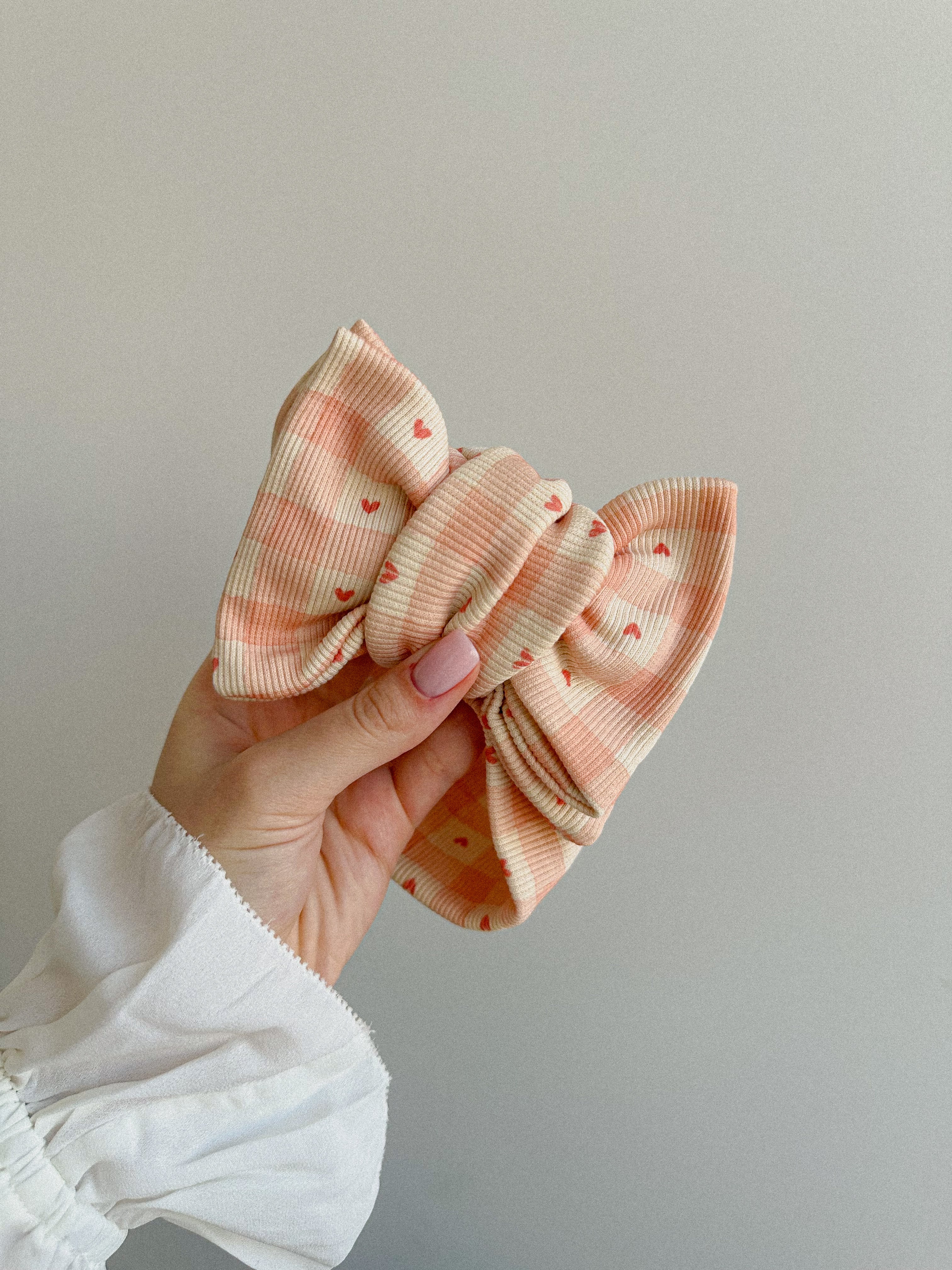 Bentiță „Little Hearts Stripe”