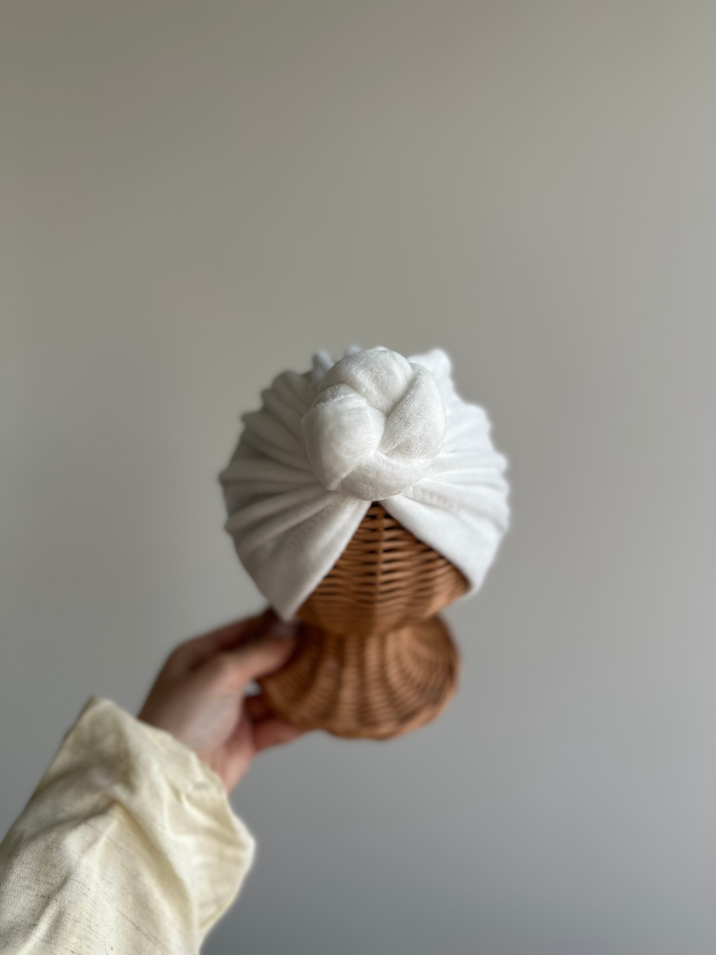 Turban „Vanilla Cloud” & „Dusty Rose”