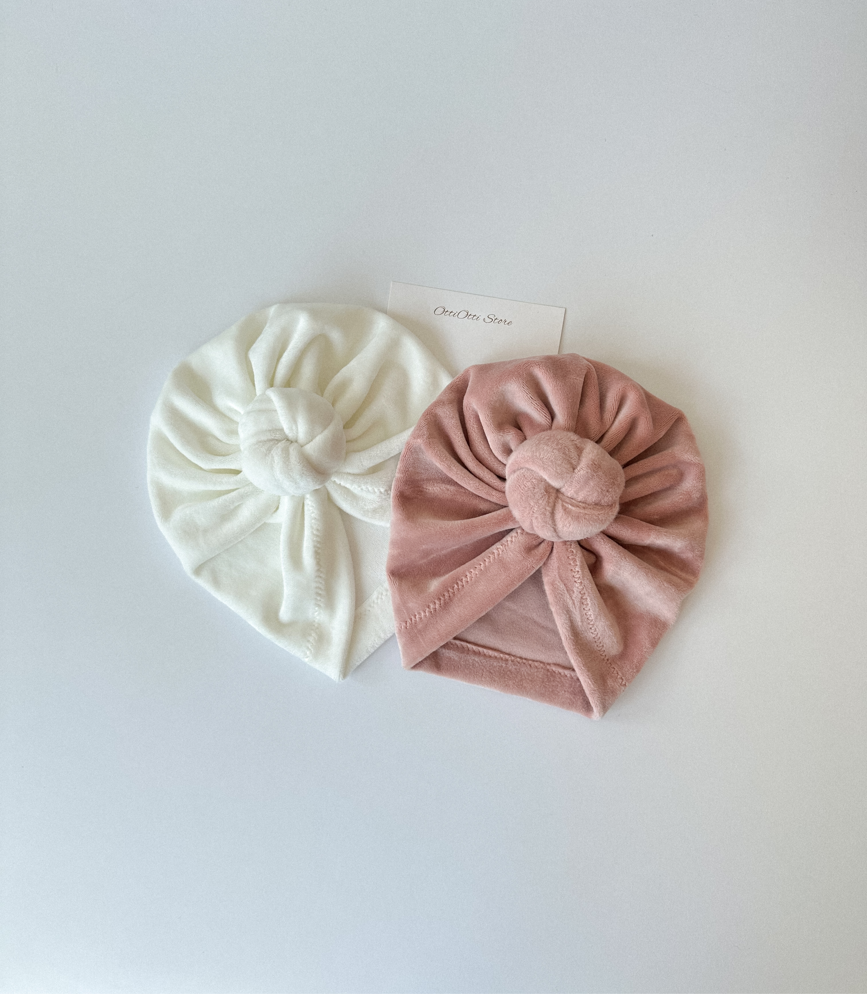 Turban „Vanilla Cloud” & „Dusty Rose”