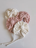 Turban “Bujor” Velur cu Căptușeală