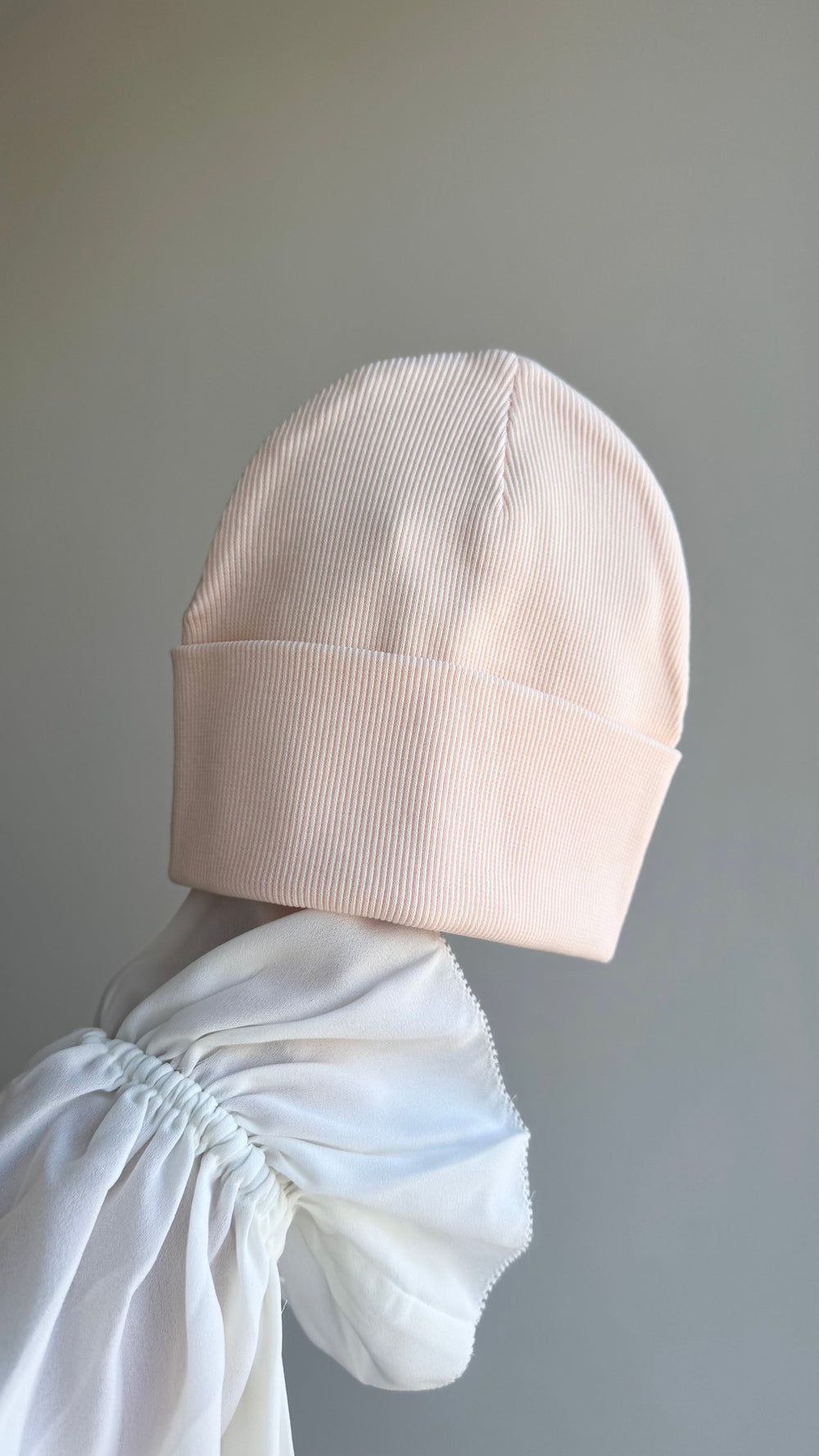 Căciuliță Basic Rib – Soft Peach