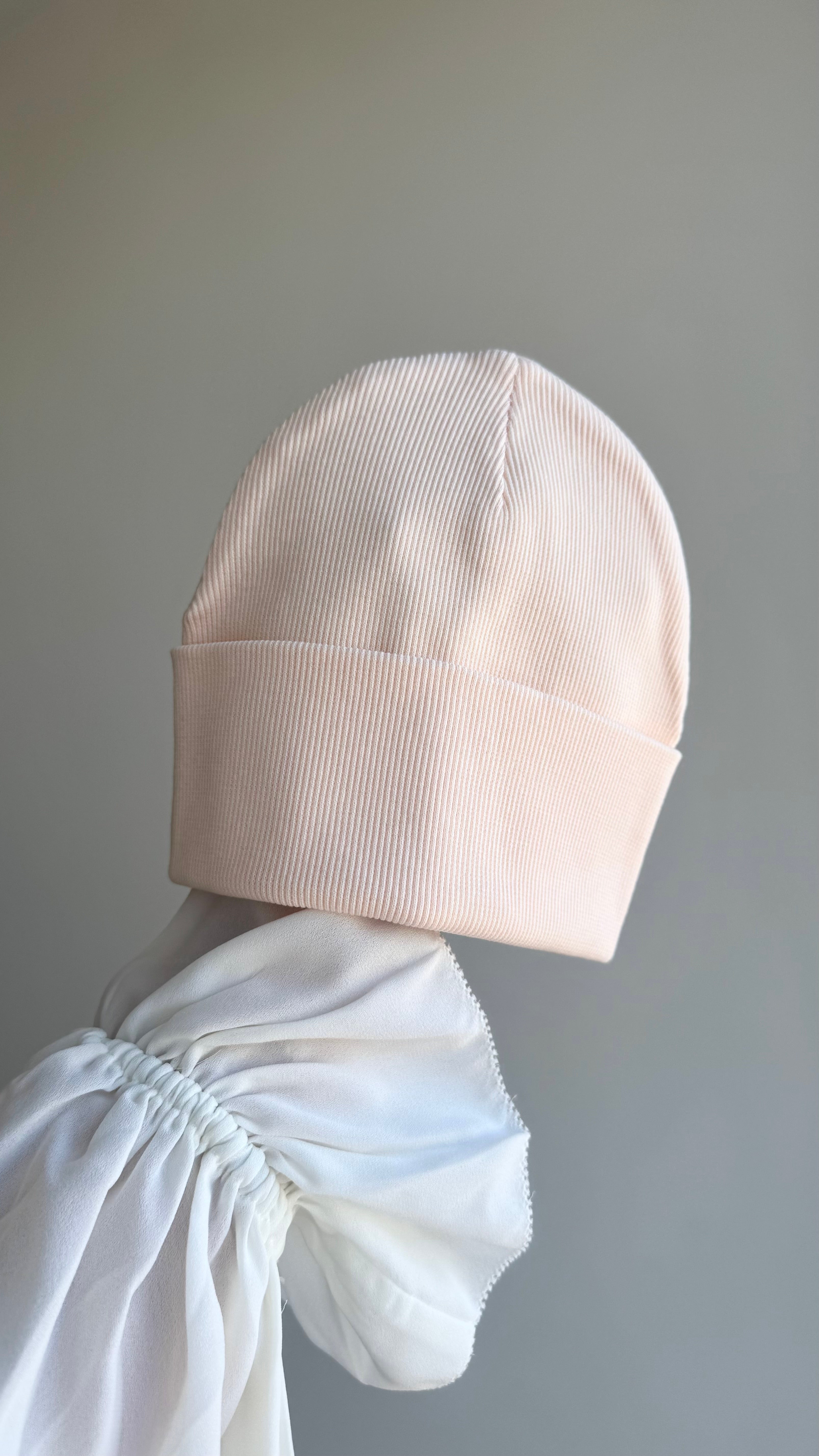 Căciuliță Basic Rib – Soft Peach