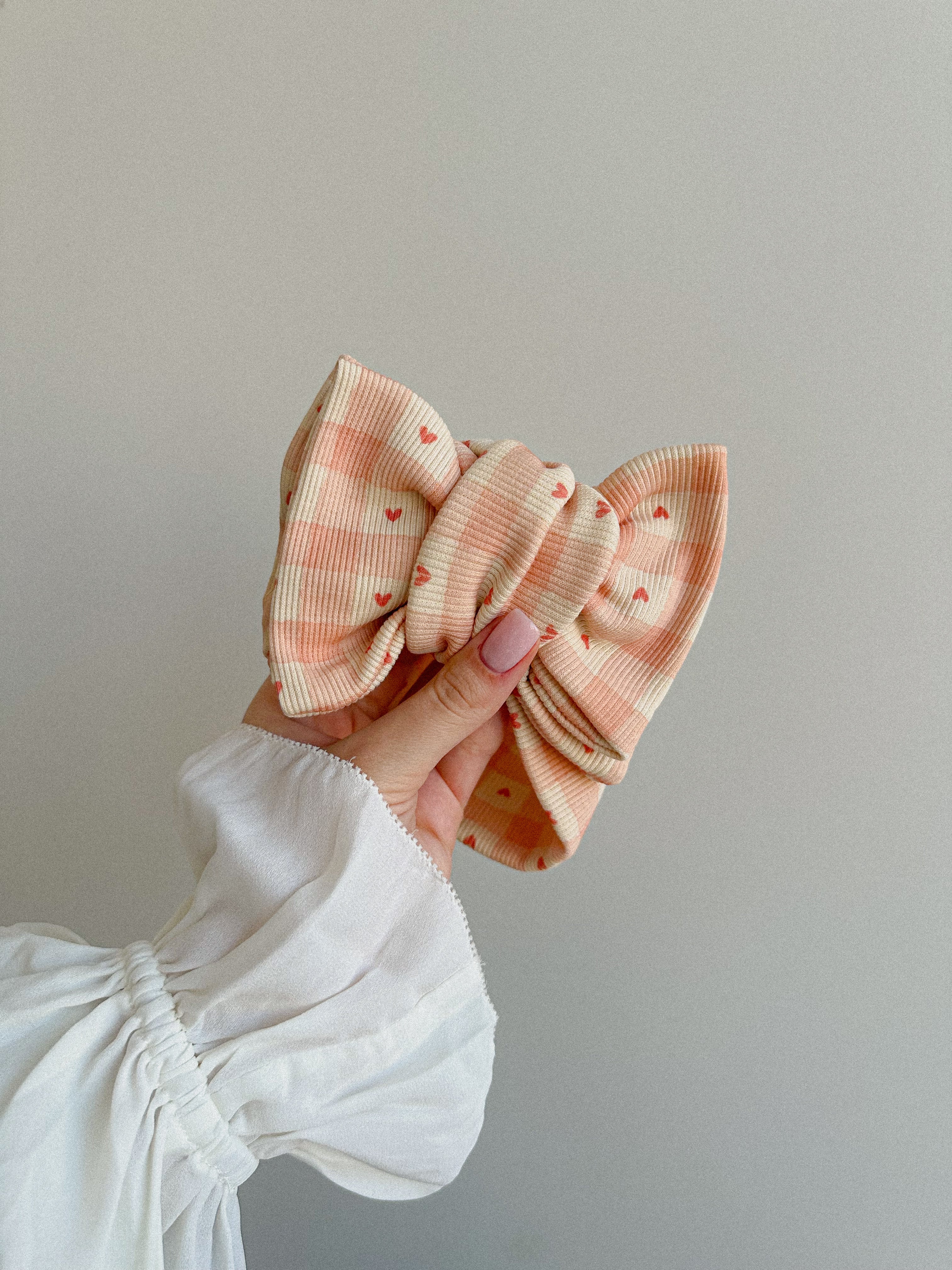 Bentiță „Little Hearts Stripe”