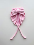 Turban Roz Pudrat cu Fundă Maxi