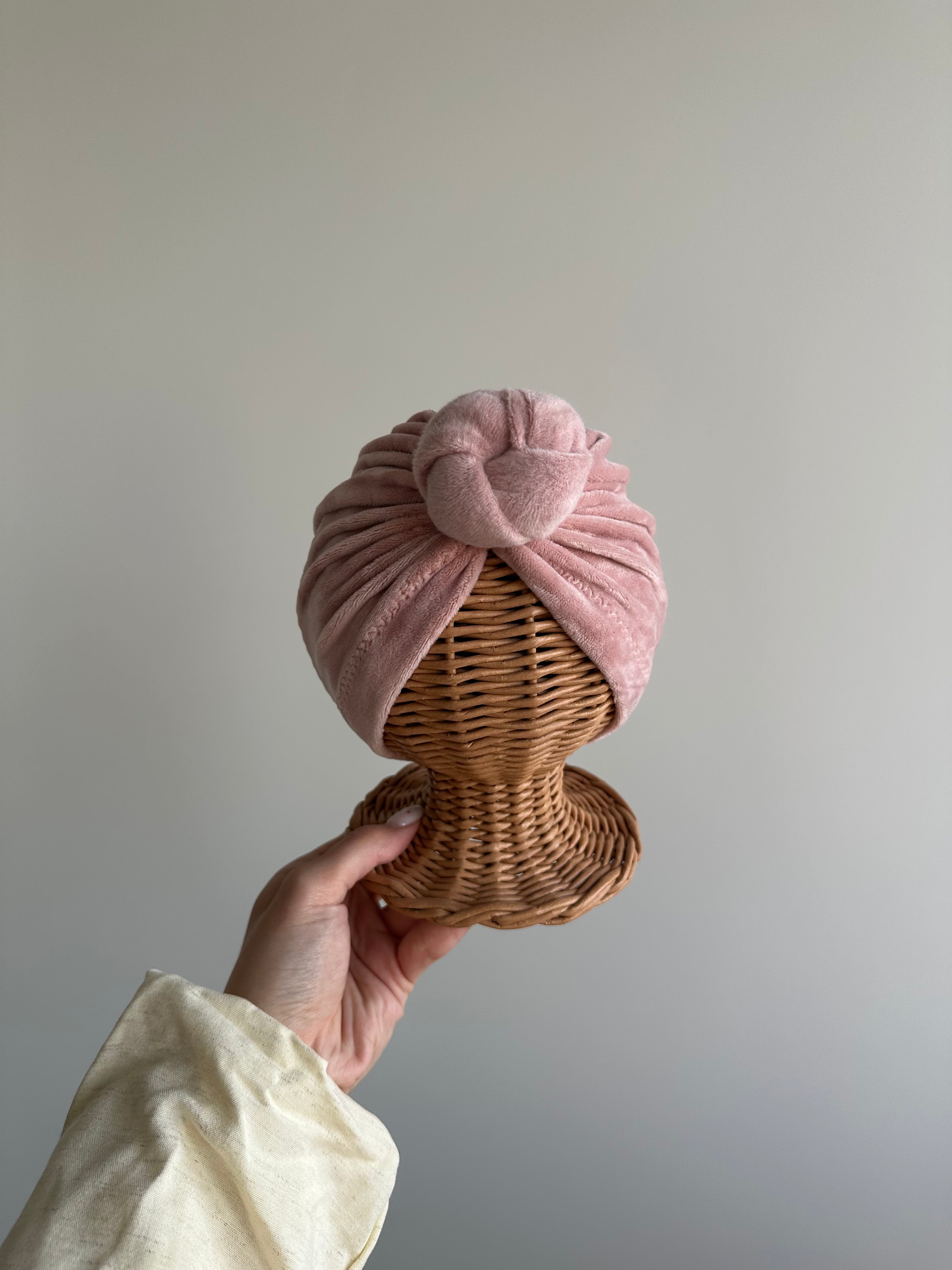 Turban „Vanilla Cloud” & „Dusty Rose”