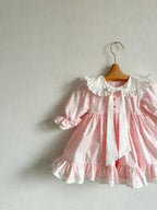 Rochița “Aurora” roz punctat