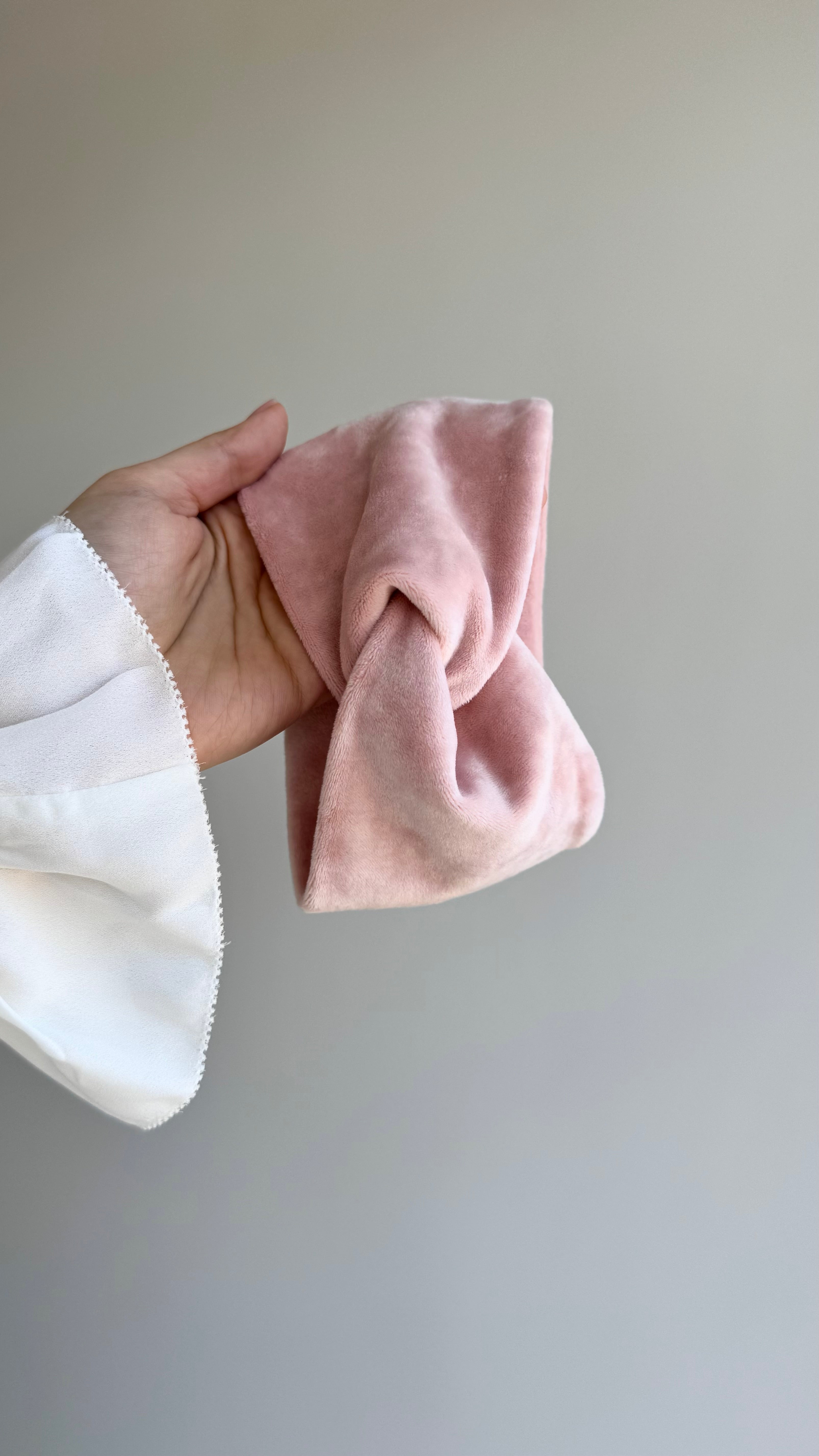 Bentița Roz Pudrat Vintage