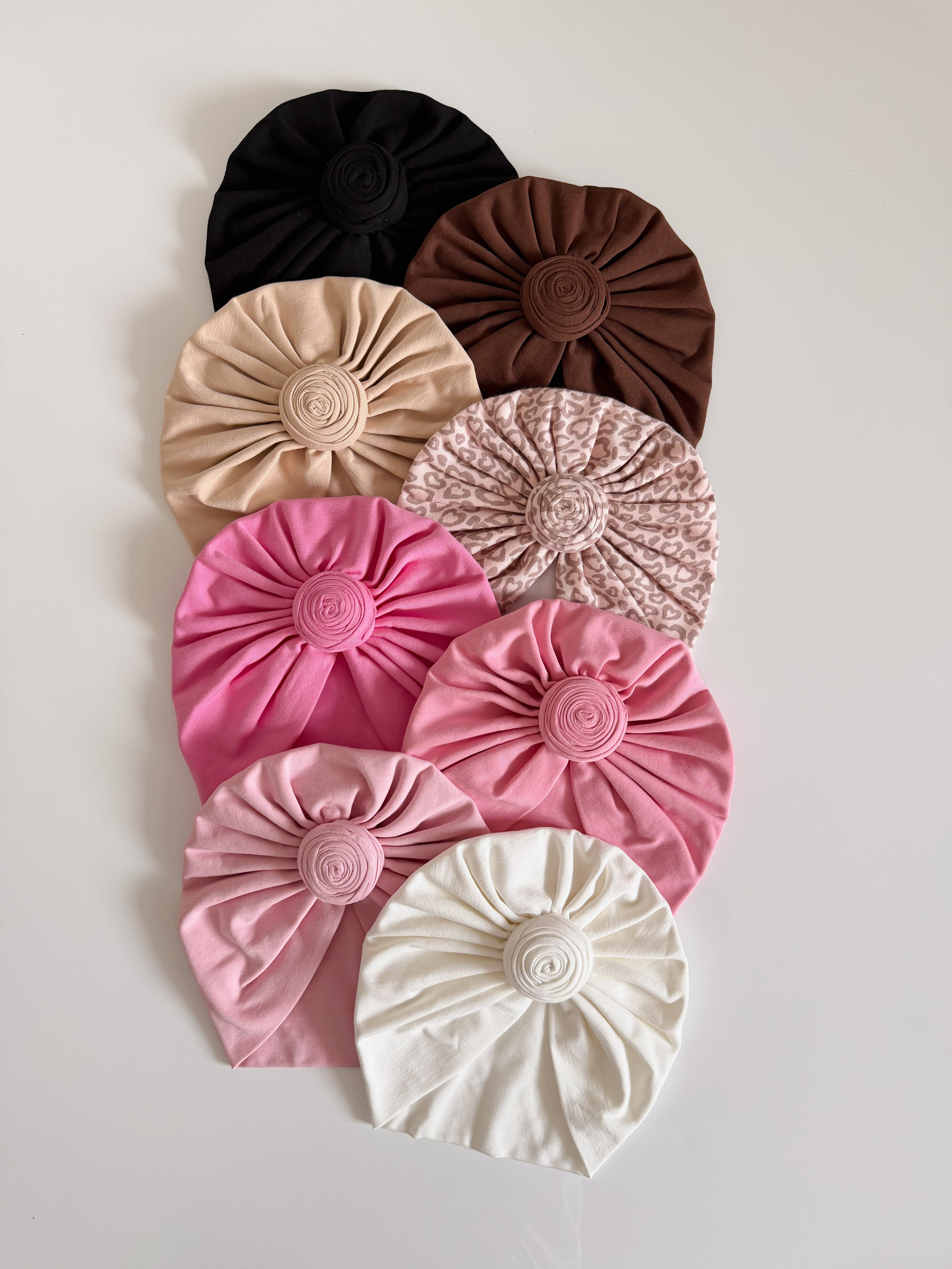 Turban “Bujor Regal” în două straturi
