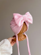 Turban Roz Pudrat cu Fundă Maxi