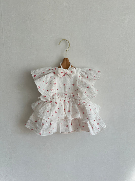Rochița-Body “Heart Print”