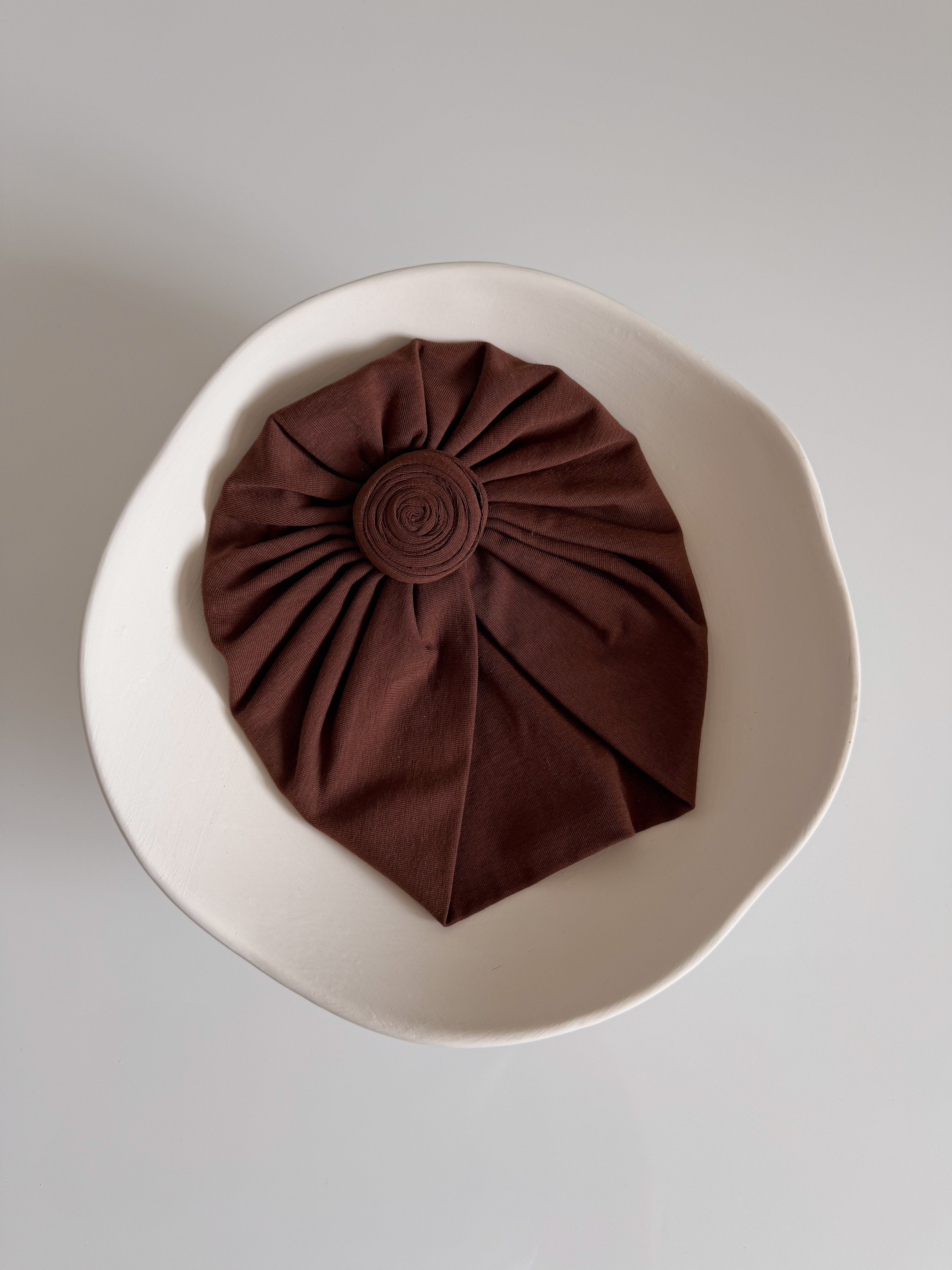Turban “Bujor Regal” în două straturi