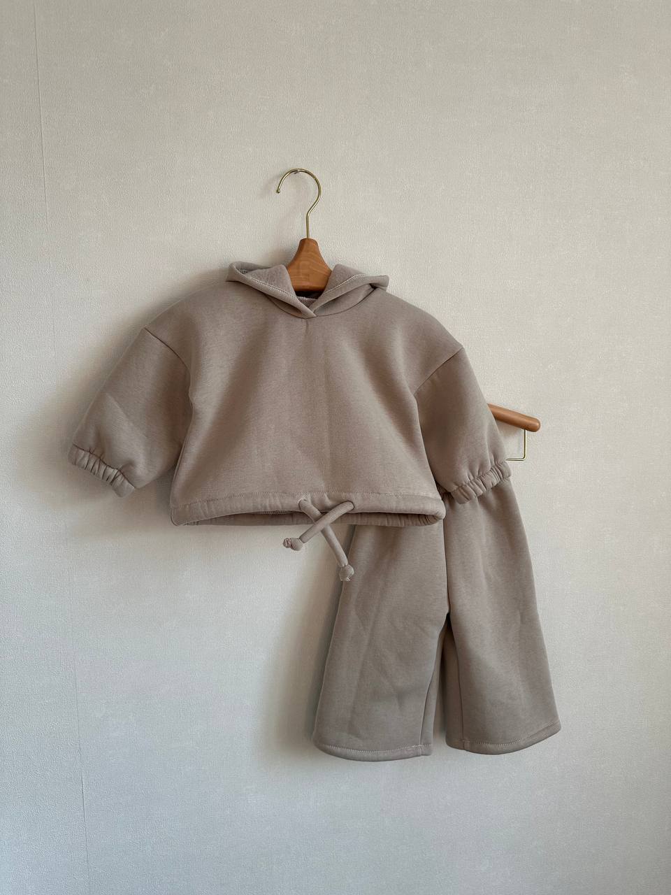 Set Soft Taupe – hanorac & pantaloni