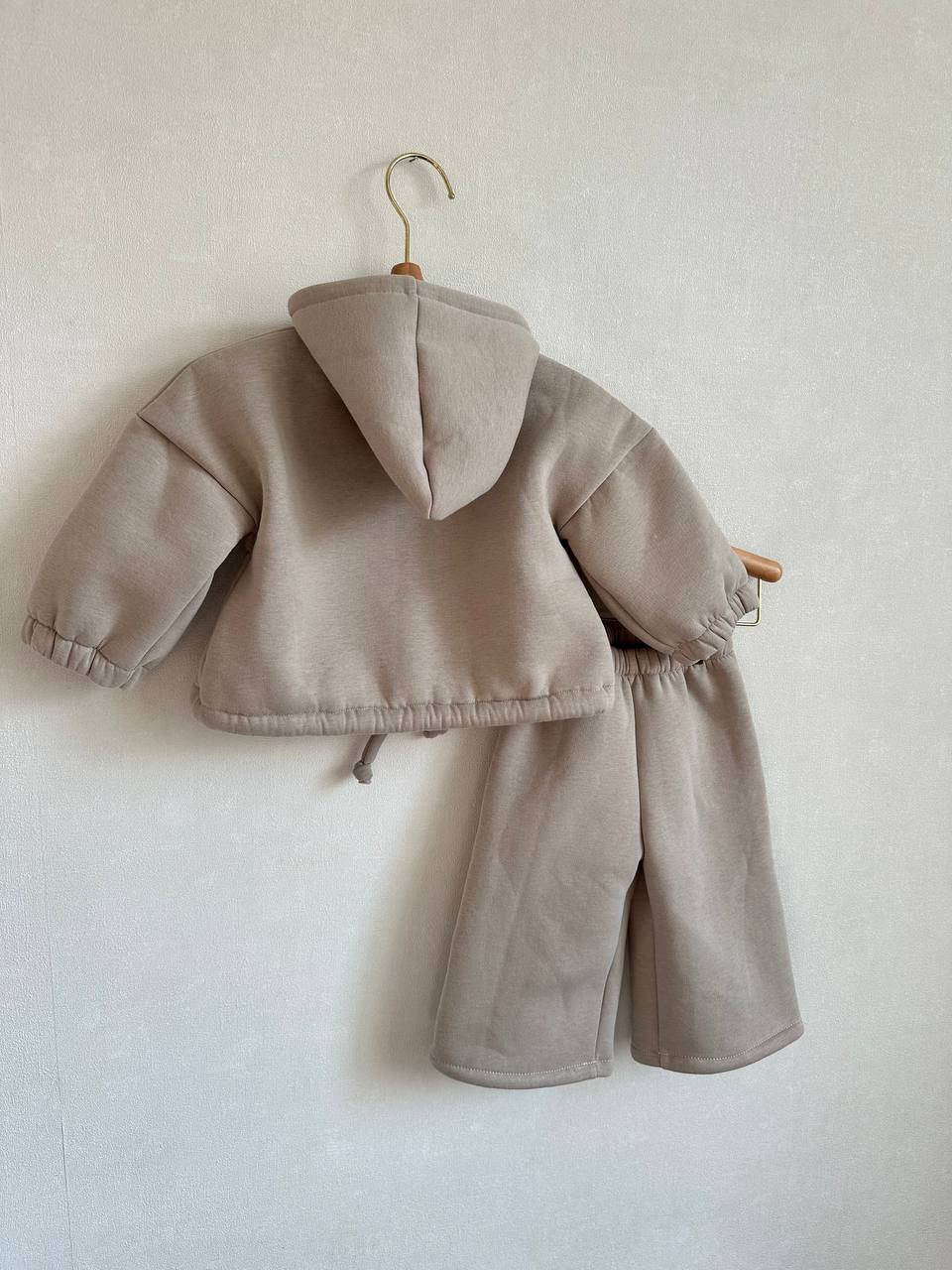 Set Soft Taupe – hanorac & pantaloni