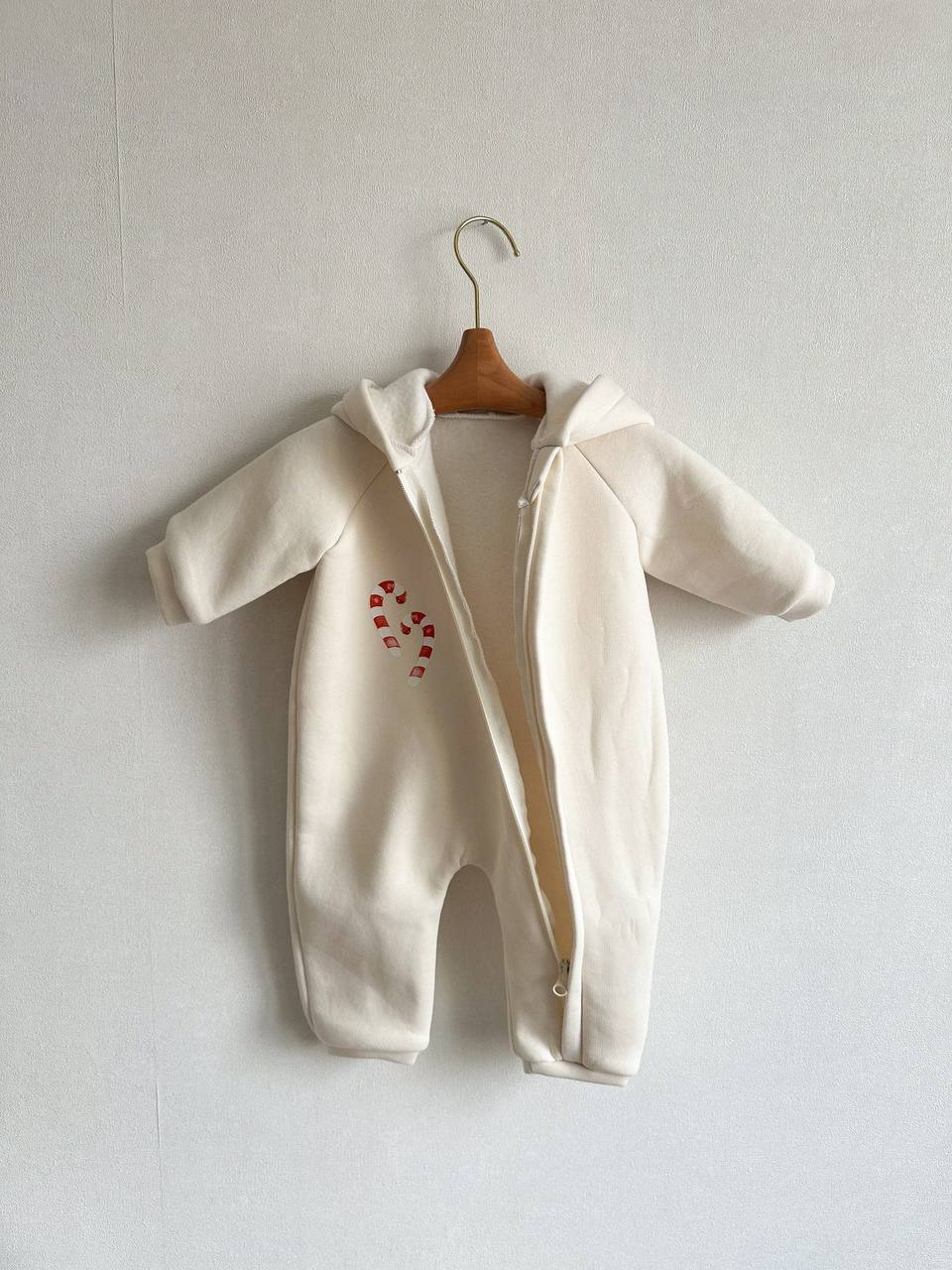 "Christmas Drop" baby romper